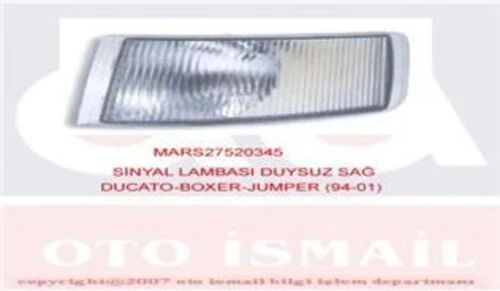 Mars 520345 Sinyal Lambasi Sag Ducato 94- / Boxer 94- / Jumper 94- Duysuz 543104336 ürün görseli 1