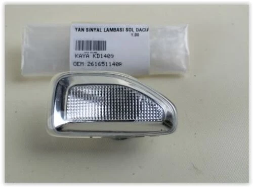 Kaya Plastik 1407 Kaya  Ön Sinyal Lambası Sol Dacia Duylu Cn4 Yeni Model 6001540093 ürün görseli 1