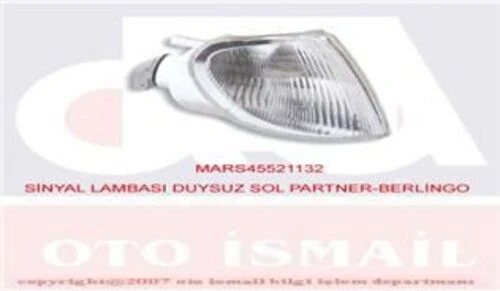 Mars 521132  SİNYAL LAMBASI SOL PARTNER 96- / BERLINGO 96- DUYSUZ ürün görseli 1