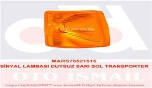Mars 521515  Sinyal Lambası Sol Transporter T4 95- Duysuz Sarı ürün görseli 1