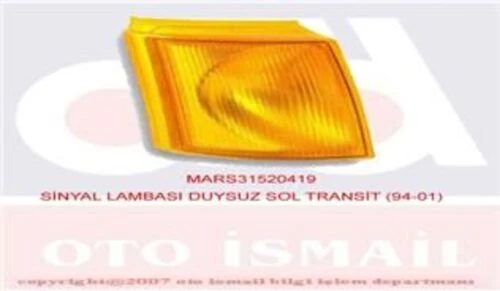 Mars 520419  Sinyal Lambası Sol Transit 93-00 Duysuz ürün görseli 1