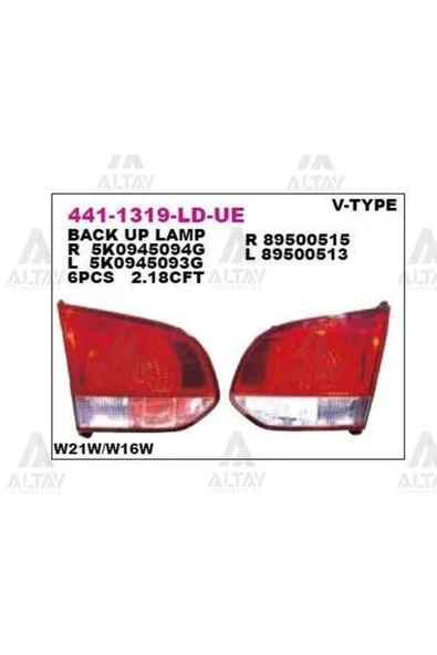 DEPO 4411319LLDUE Stop Lambası Iç Sol Golf Vı 08- ürün görseli 1