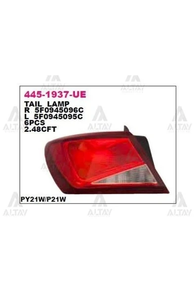 DEPO 4451937RUE 445-1937r-ue Stop Lambası Sağ Duysuz Seat Leon 13- ürün görseli 1