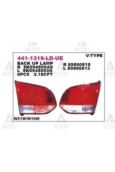 DEPO 4411319RLDUE Stop Lambası Iç Sağ Golf Vı 08- ürün görseli 1