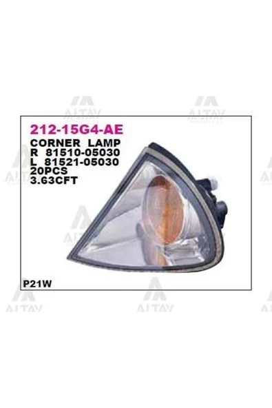DEPO 21215G4LAE Sinyal Lambasi Avensis 01-02 Duylu Sağ Dpo-212-15g4r-ae Uyumlu ürün görseli 1