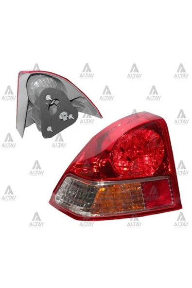 DEPO 217 -1956l-ae-y Stop Sol Dış Kırmızı Beyaz Sarı Civic Sd 03-05 Benzin W21/5w/w21w ürün görseli 1