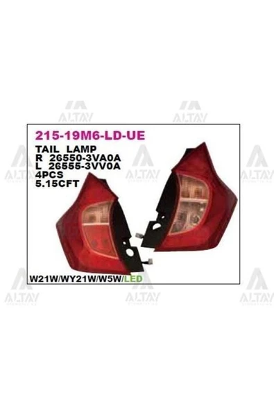 DEPO 21519M6RLDUE Stop Lambası Sağ Ledli Tip Nissan Note 13- ürün görseli 1