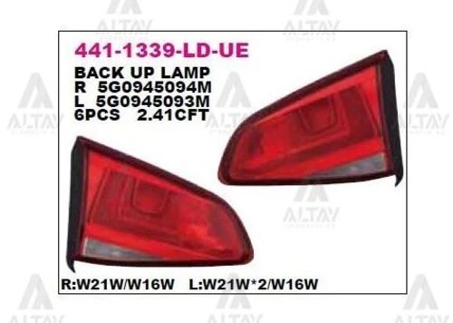 DEPO 4411339LLDUE Bagaj Stop Lambası Sol Volkswagen Golf Vıı 12 5g0945093m ürün görseli 1