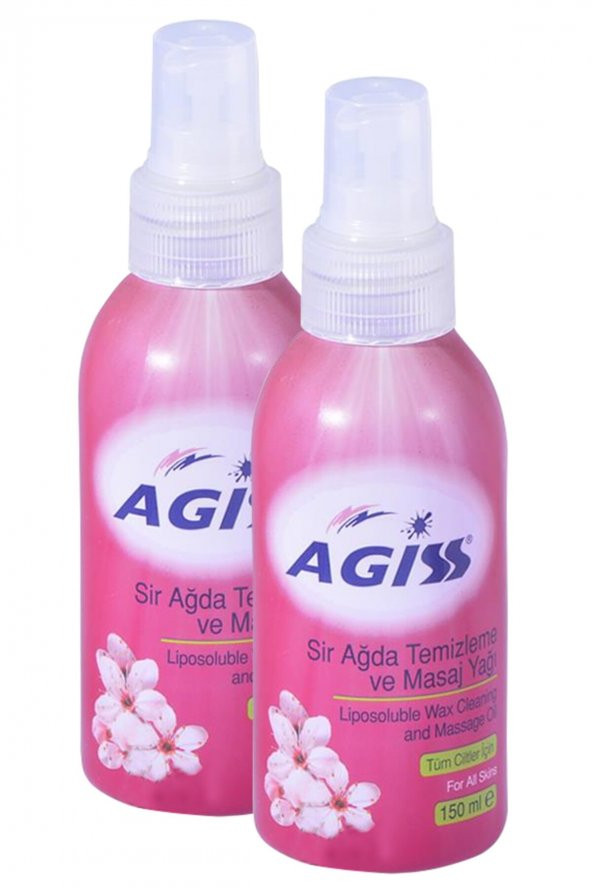 Agiss Tüm Ciltler Sir Ağda Temizleme Ve Masaj Yağı 150 ml  2 adet ürün görseli 1