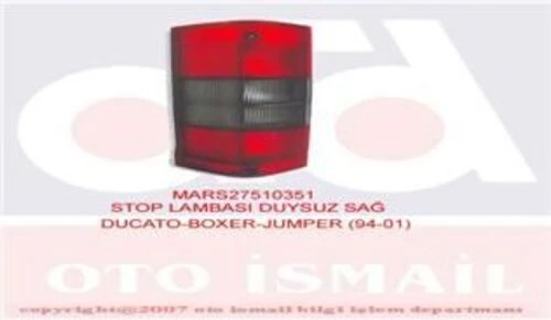 Mars 510351  STOP LAMBASI SAĞ DUCATO 94-01 / BOXER 94-01 / JUMPER ürün görseli 1