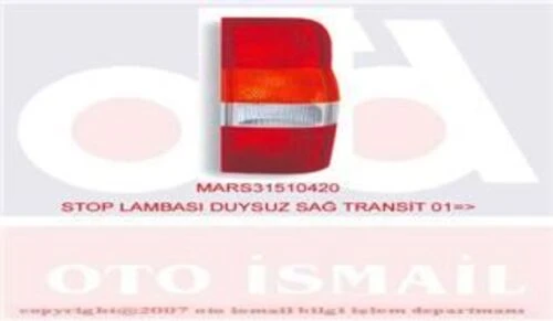 Mars 510420  STOP LAMBASI SAĞ TRANSIT 01- DUYSUZ ürün görseli 1