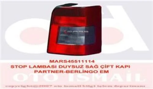 Mars 511114  STOP LAMBASI SAĞ PARTNER 96- / BERLINGO 96- DUYSUZ ÇI ürün görseli 1