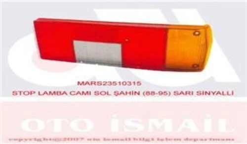 Mars 510315  Stop Lambası Camı Sol Şahin 87 ürün görseli 1