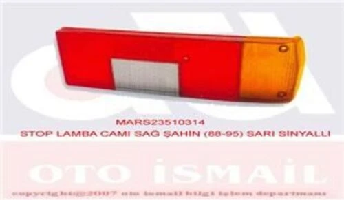 Mars 510314  STOP CAMI SAĞ M131 SAHIN 88 ürün görseli 1
