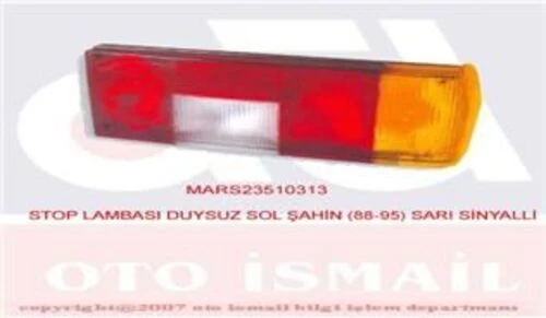 Mars 510313  Stop Lambası Sol Duysuz Tofaş Şahin 1987 ürün görseli 1