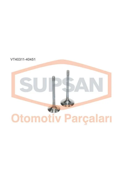 Supsan VT Vt-40311-40451 Subap Takımı Bora Golf Polo Ibiza Cordoba Toledo 1.9sdı 8 Subap Uyumlu ürün görseli 1