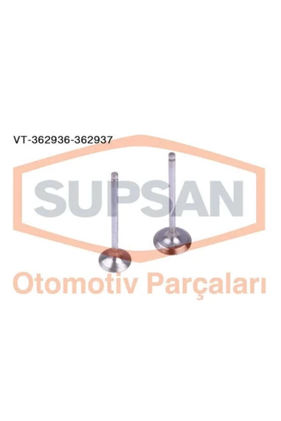 Supsan VT Vt-362936-362937 Takım Subap 16v Yaris 1.3 1.5 1nzfe 1nefex ürün görseli 1