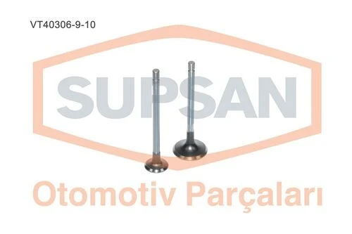 Supsan VT Vt-40306-9-10 Subap Takımı Corolla 1.3 12v Karbüratörlü 1988-1998 2e Motor In 4 In 4 E4 13711-10020 ürün görseli 1