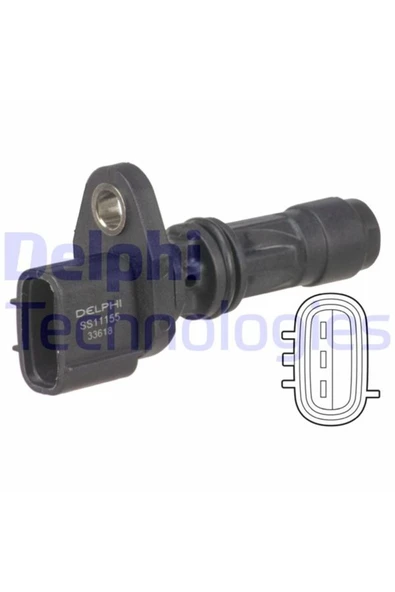 Delphi SS11155 SENSOR KAM-EKSANTRIK MILI POZISYON (NISSAN  NAVARA 2.5 DCI 06/ / PATHFINDER 2.5 DCI 05/ ) ürün görseli 1