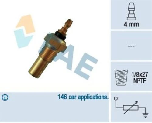 FAE 32350  SICAKLIK SENSÖRÜ HONDA ACCORD IV CIVIC IV-V-VI CONCERTO ürün görseli 1