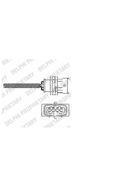 Delphi ES10789 OKSIJEN SENSORU ( OPEL   ASTRA G-- H / VECTRA C 1.6 Z16XEP ) ürün görseli 1