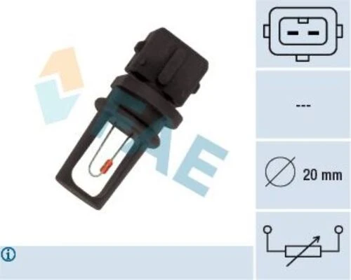 FAE 33505  DIŞ ORTAM SICAKLIK SENSÖRÜ ASTRA F- ASTRA G ürün görseli 1