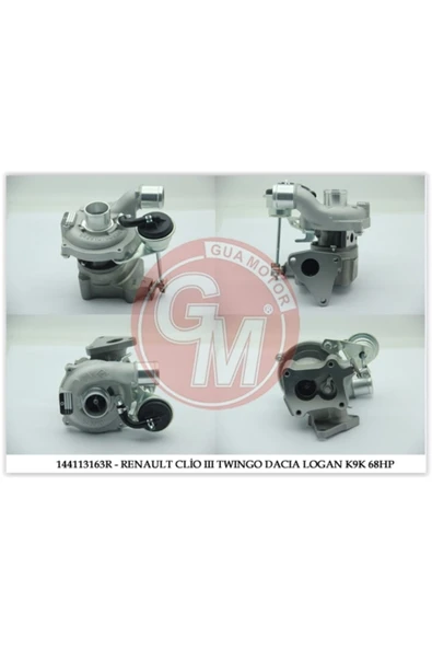 GUA 40650  Turbo Komple Clıo Iı-ııı-kangoo 05-logan 07-modus 04-twng 07- 1.5 Dcı (68 Bg) Uyumlu ürün görseli 1