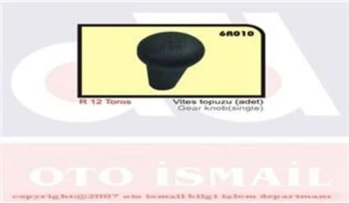 Özar 6R010 Ozar  Vites Topuzu Renault 12 Toros ürün görseli 1