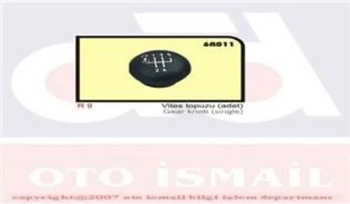 Özar 6R011 Ozar  Vites Topuzu R9 ürün görseli 1