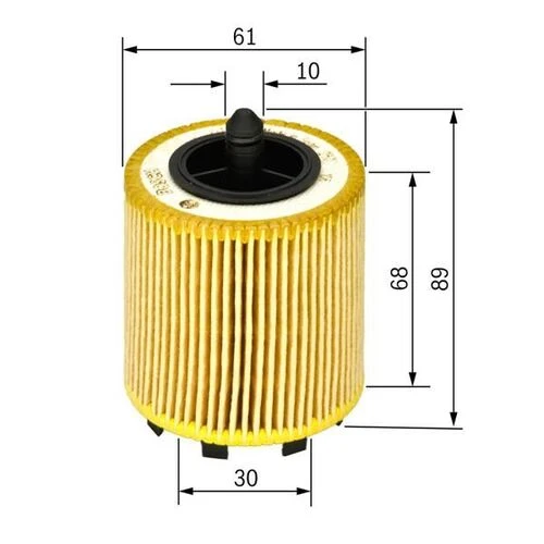Bosch F026407016 YAĞ FİLTRESİ ASTRA G VECTRA B C INSIGNIA ZAFIRA ürün görseli 1