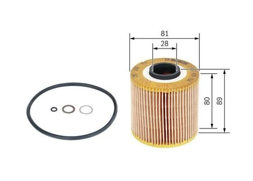 Bosch 1457429760  YAĞ FİLTRESİ BMW 3 E30 E36 BMW 5 E34 316I 318I 5 ürün görseli 1