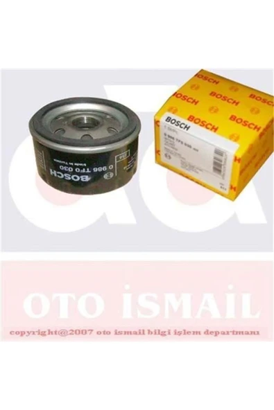 Bosch 0451103336  Yağ Filtresi Clıo Kangoo Megane Laguna Modus / Logan ürün görseli 1