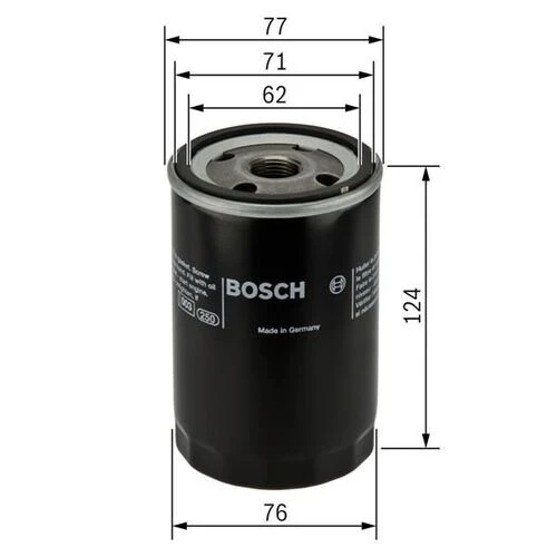 Bosch 0451103259  YAĞ FİLTRESİ FIESTA III IV V FOCUS 98-04 MONDEO E ürün görseli 1