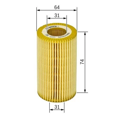 Bosch 1457429248  YAĞ FİLTRESİ GRANDE PUNTO / ASTRA H VECTRA C ZAF ürün görseli 1