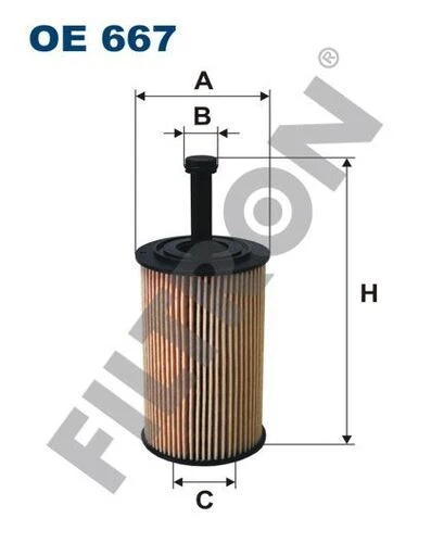 FTR OE667 FILTRON  Yağ Filtresi 201- 307 1.6 L310A@Prf ürün görseli 1