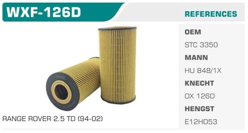 Winkel WXF -126D  YAĞ FİLTRESİ BMW 3 E36 BMW 5 E39 325 525 T ürün görseli 1