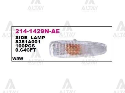 DEPO 2141429NAE Çamurluk Sinyal Lambası Mitsubishi Lancer 08- ürün görseli 1