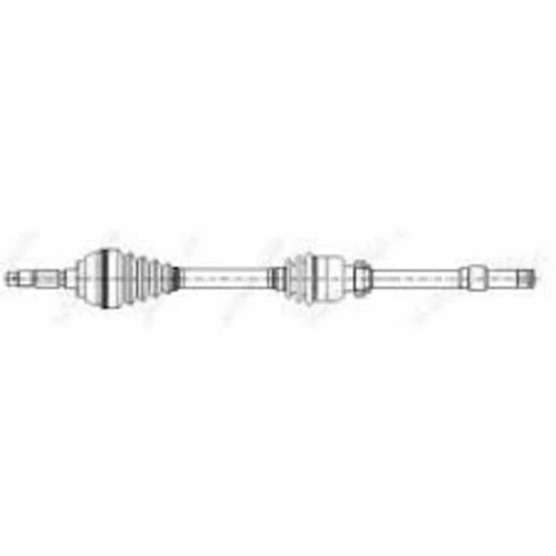 Magneti Marelli 359002500930 Magnetti Marelli  Aks Komple Sağ 14 16v-15 K9k-k4j Megane Iı-15 K9k Kangoo Iıı 5vites 23 Diş 391001510r ürün görseli 1