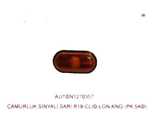 Baran 050S 0 Çamurluk Sinyali Sarı R19-CLIO-Megane-Lgn-R21 ürün görseli 1