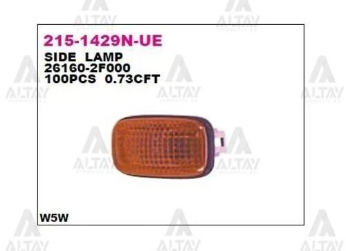 DEPO 2151429NUE Çamurluk Sinyal Lambası Sol Sağ Nissan Primera P11 96-99 ürün görseli 1