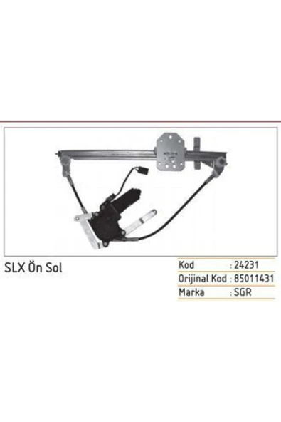 Seger 24231  Cam Krikosu Ön Sol Doğan Kartal Şahin Slx Motorlu ürün görseli 1