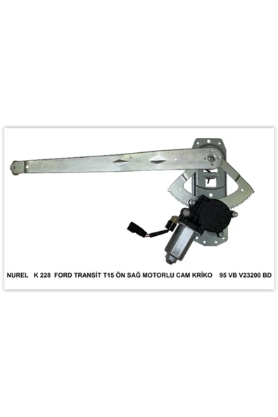 Nurel K228 Cam Krikosu (mekanizması) Ön Sağ Ford Transit T15 Turbo (motorlu) ürün görseli 1
