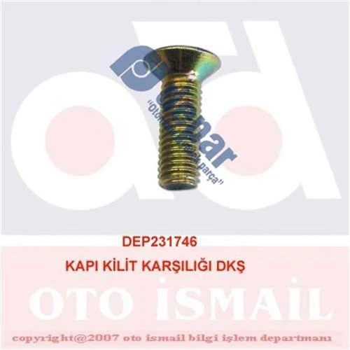 Depar 1746  Kapı Kilit Karşılığı Civatası Murat 131 Doğan Kartal Şahin ürün görseli 1