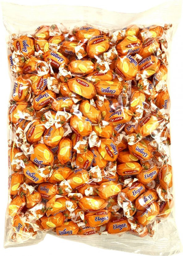 Kent Elegan Portakal Sulu Dolgulu Şeker 1 KG ürün görseli 1