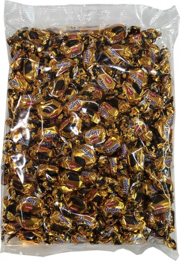 Kent Elegan Çikolata Dolgulu Toffe Şeker 1 KG ürün görseli 1