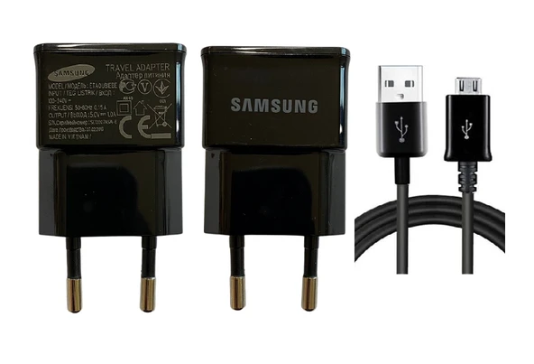 SAMSUNG ŞARJ CİHAZI ALETİ VE MİCRO USB KABLO ürün görseli 1