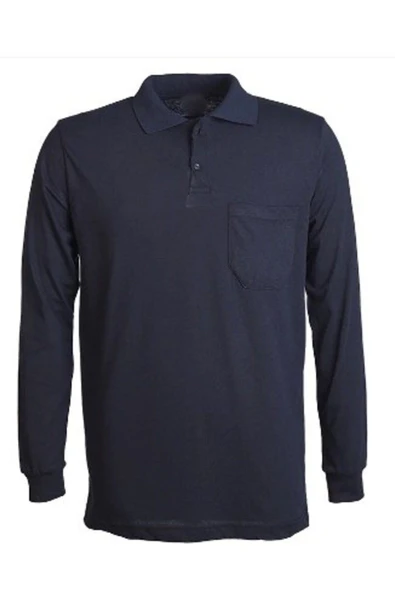mervem Sweat t-shırt Polo Yaka Kışlık Uzun Kol ürün görseli 1