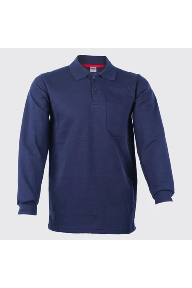 MAKROSAFETY Lacivert Kışlık İçi Polarlı Sweatshirt İş Kıyafeti ürün görseli 1