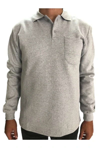 MAKROSAFETY Sweatshirt Kışlık Iş Elbiseleri Gri Renk Iş Kıyafetleri ürün görseli 1