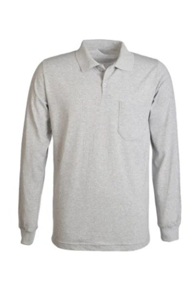 mervem Sweat t-shırt Polo Yaka Kışlık Uzun Kol ürün görseli 1